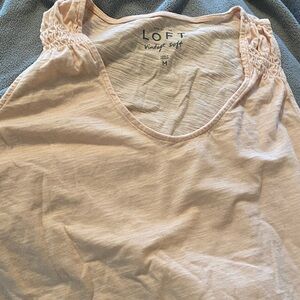 LOFT Vintage Soft Blush Tank Top